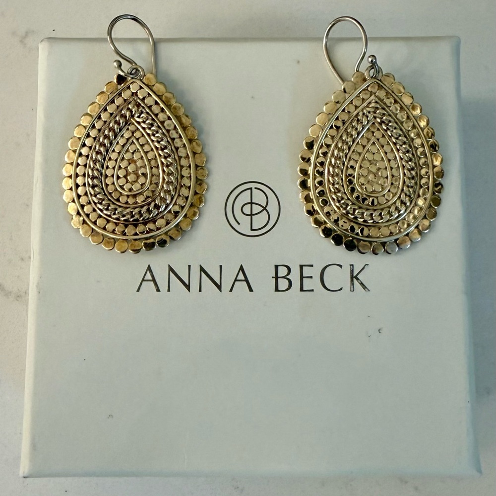 Anna Beck Lombok Beaded Teardrop Earrings